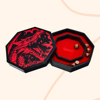 CritStones dobbelsteenbak, rood