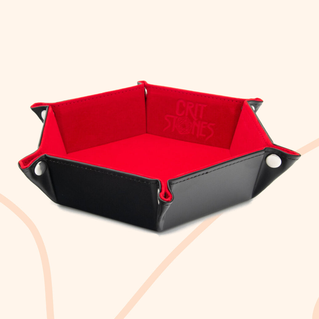 Critstones vouwbare dobbelsteenbak, rood