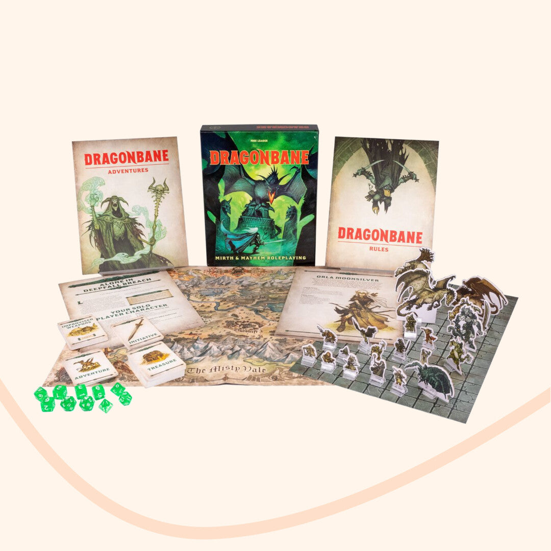 Dragonbane Starter Set content