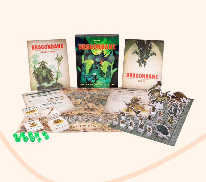 Dragonbane Starter Set content