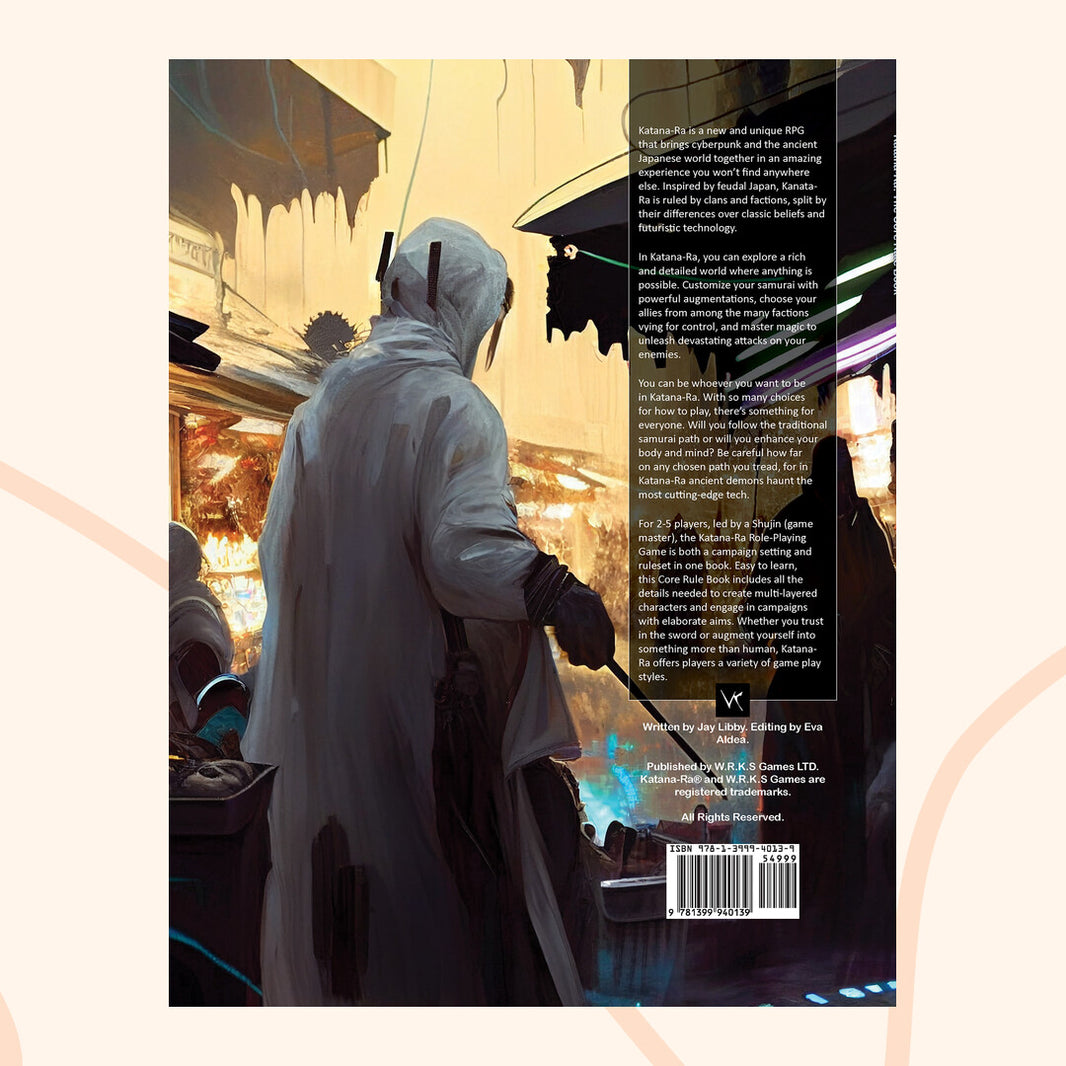 Katana Ra RPG back cover