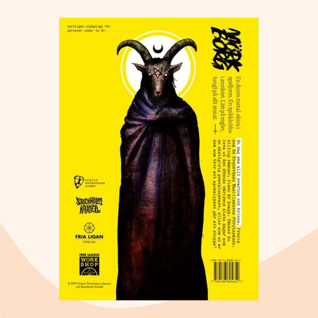 Mork Borg, back cover