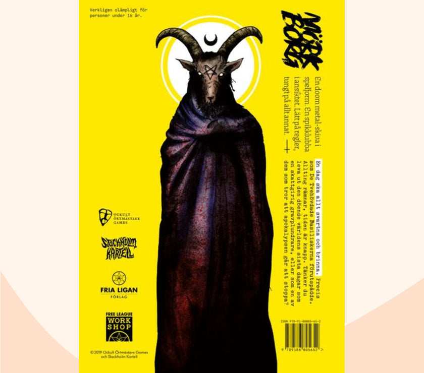 Mork Borg, back cover