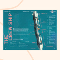 Orbital blues, example page, the crew ship