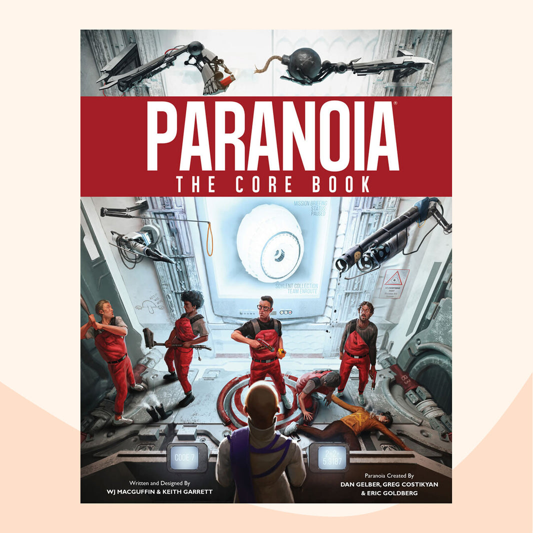 Paranoia Core book front cover