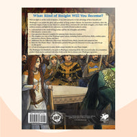 Pendragon Core Rulebook hardcover back