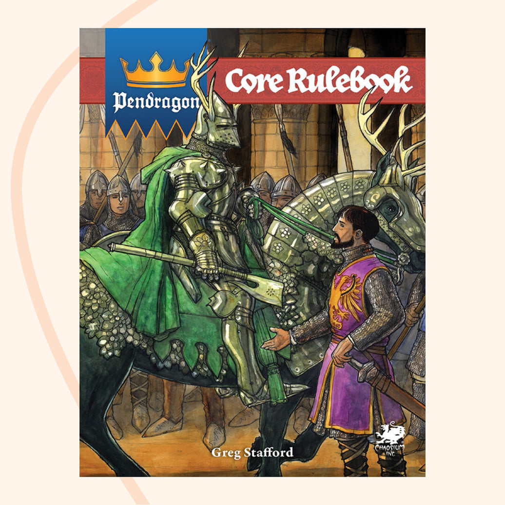 Pendragon Core Rulebook hardcover front
