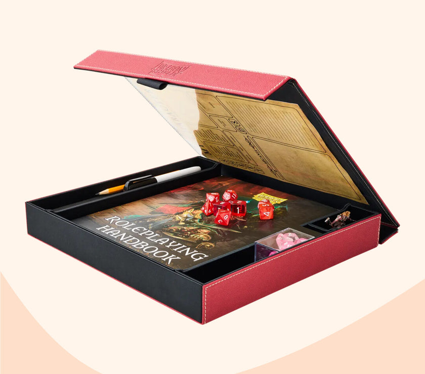 Player Companion, rood, open