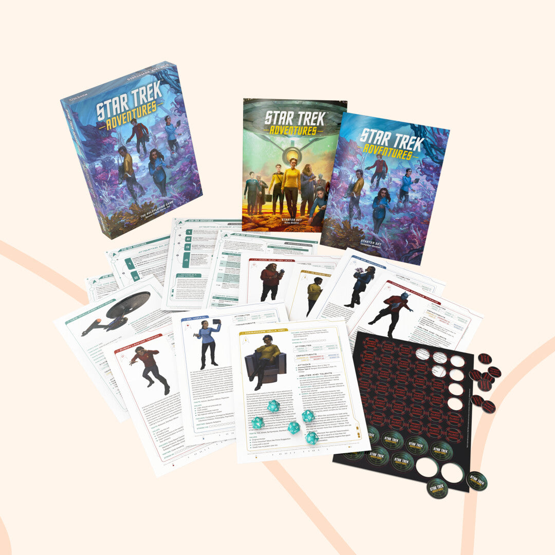 Star Trek Adventures RPG Starter Set content