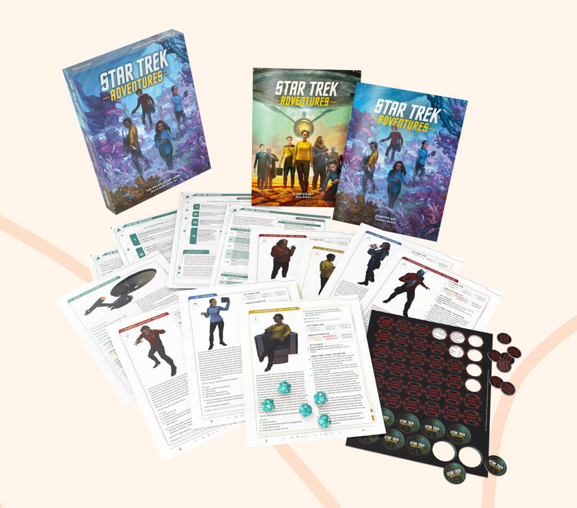 Star Trek Adventures RPG Starter Set content