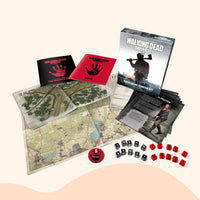 The Walking Dead TTRPG Starter Set content