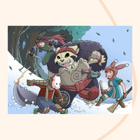 The magical Land of Yeld RPG front art attacking
