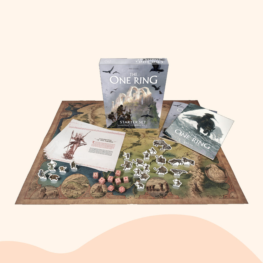 The One Ring, Over hill and under hill starter set, contents