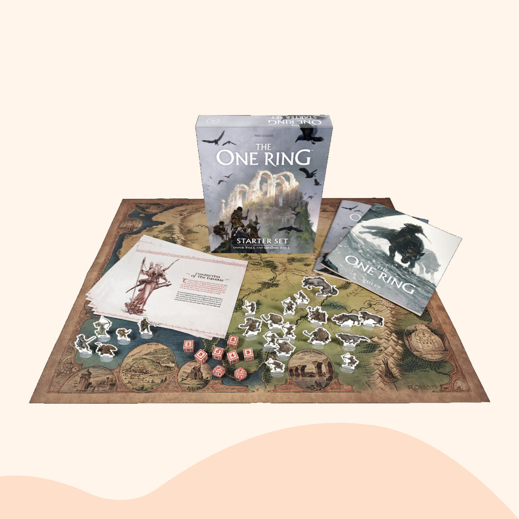 The One Ring, Over hill and under hill starter set, contents