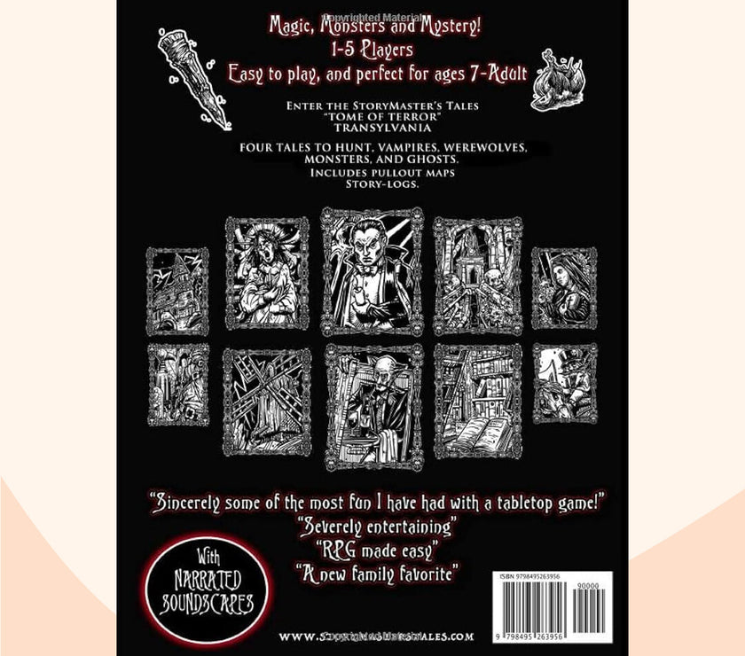 Tome of Terror Transylvania back cover

