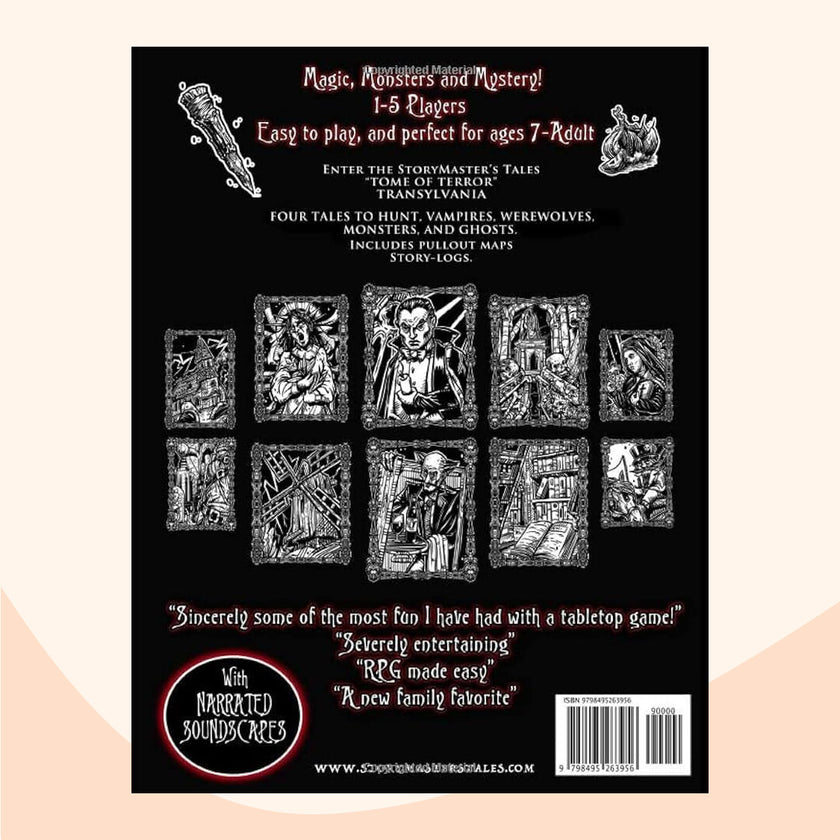 Tome of Terror Transylvania back cover
