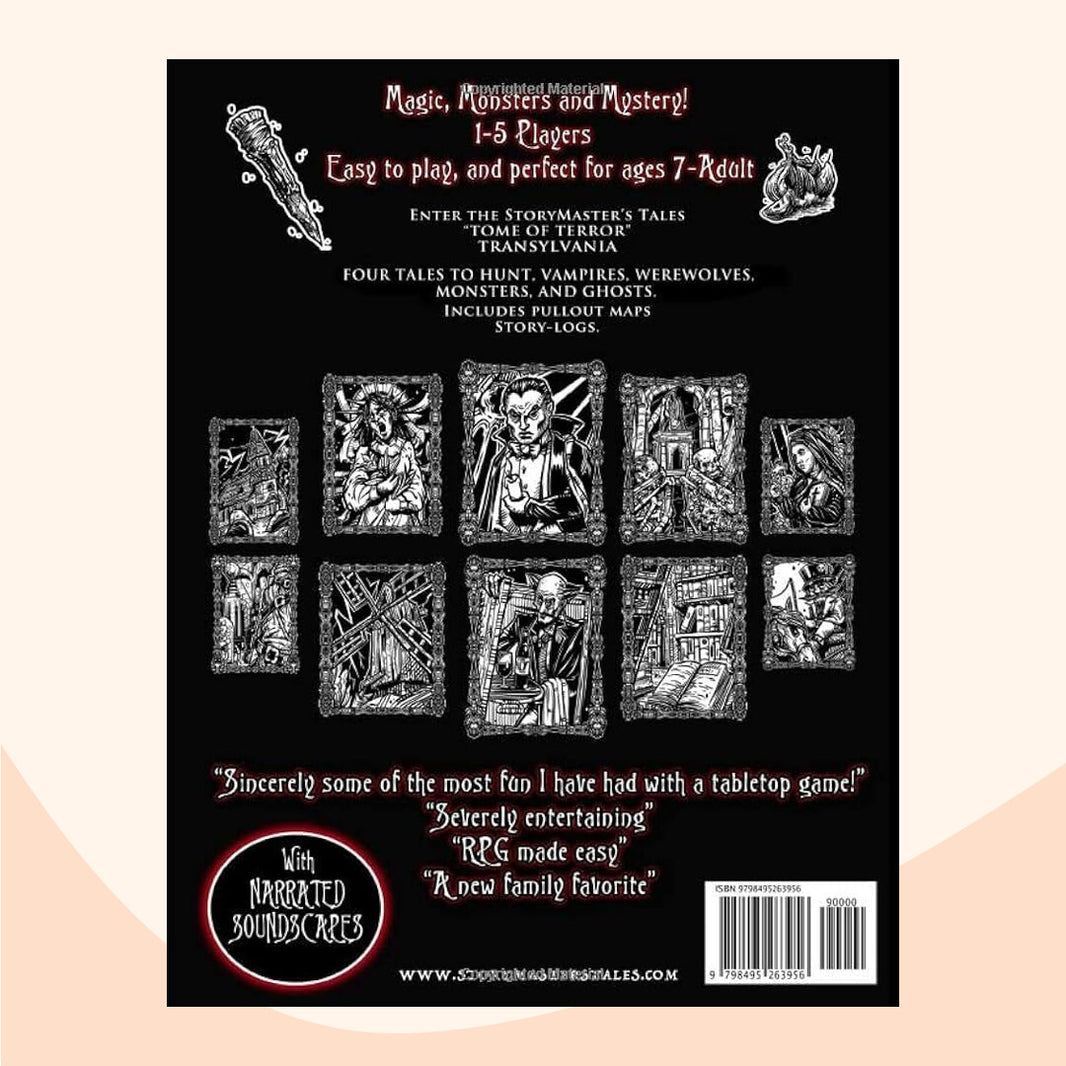 Tome of Terror Transylvania back cover
