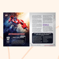Transformers Core rulebook preview inside book