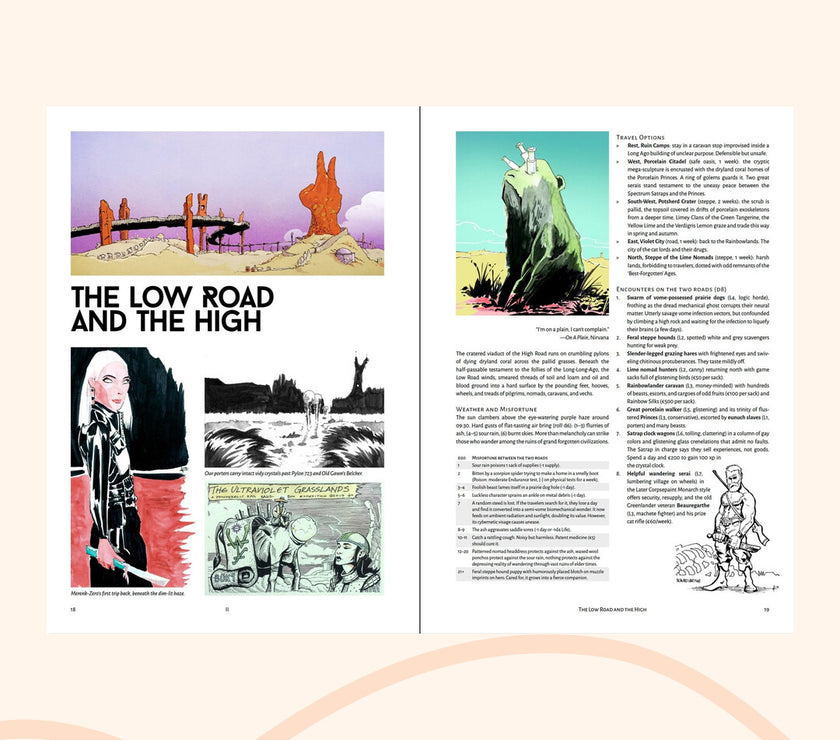 Ultra Violet Grasslands RPG inner preview, art