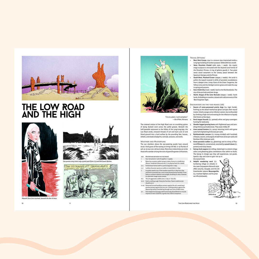 Ultra Violet Grasslands RPG inner preview, art