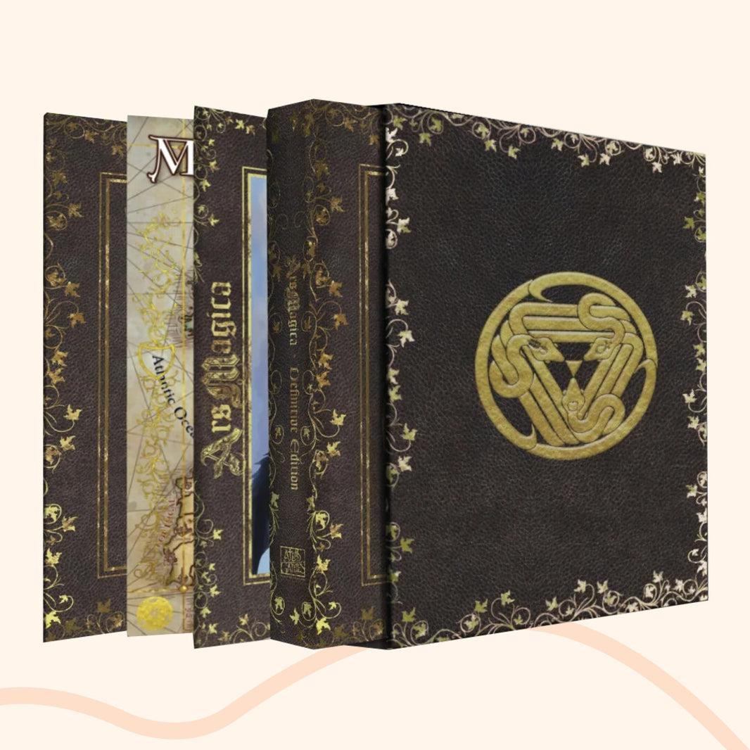 Ars Magica Definitive Edition Set - hard sleeve and content