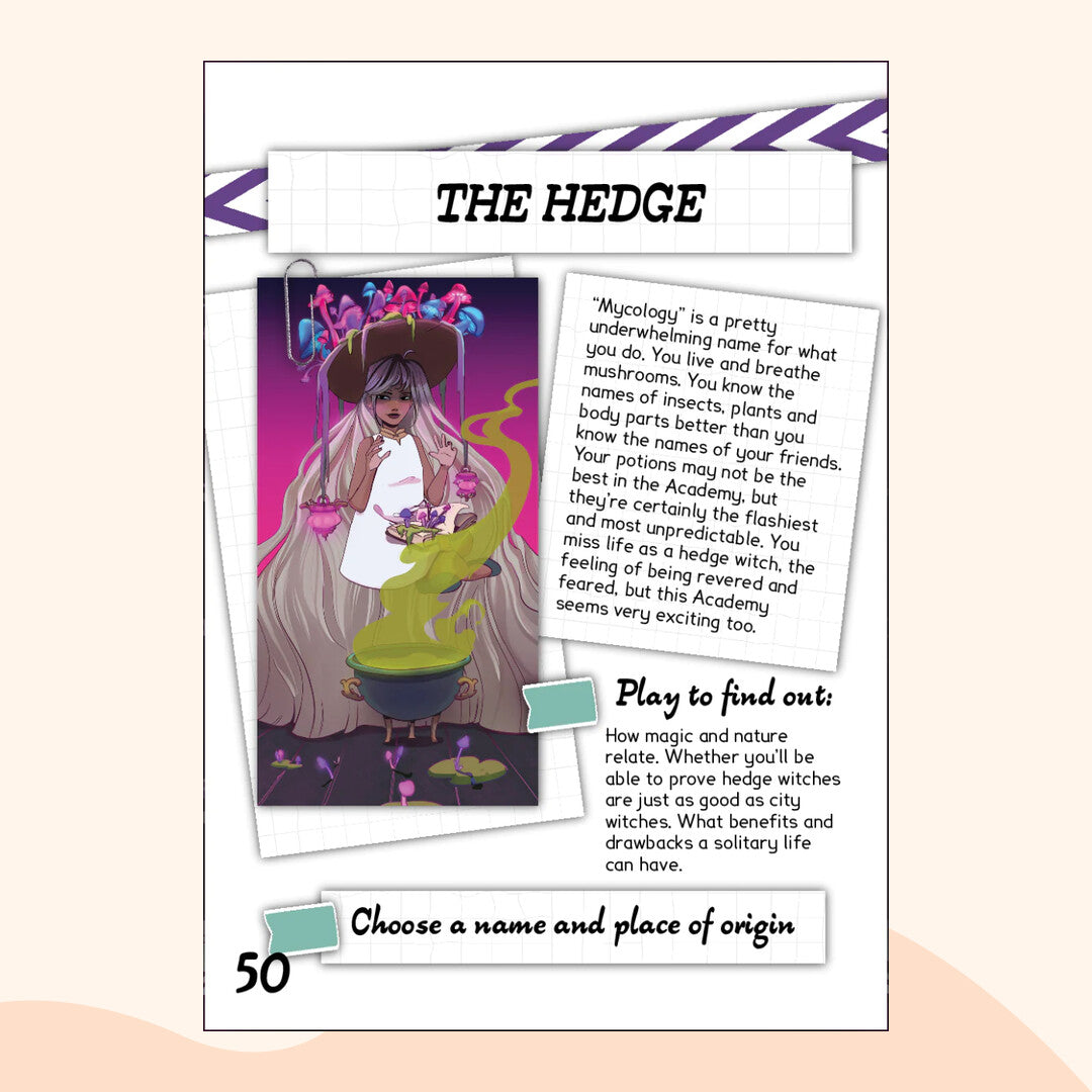 Cantrip, example page, The Hedge