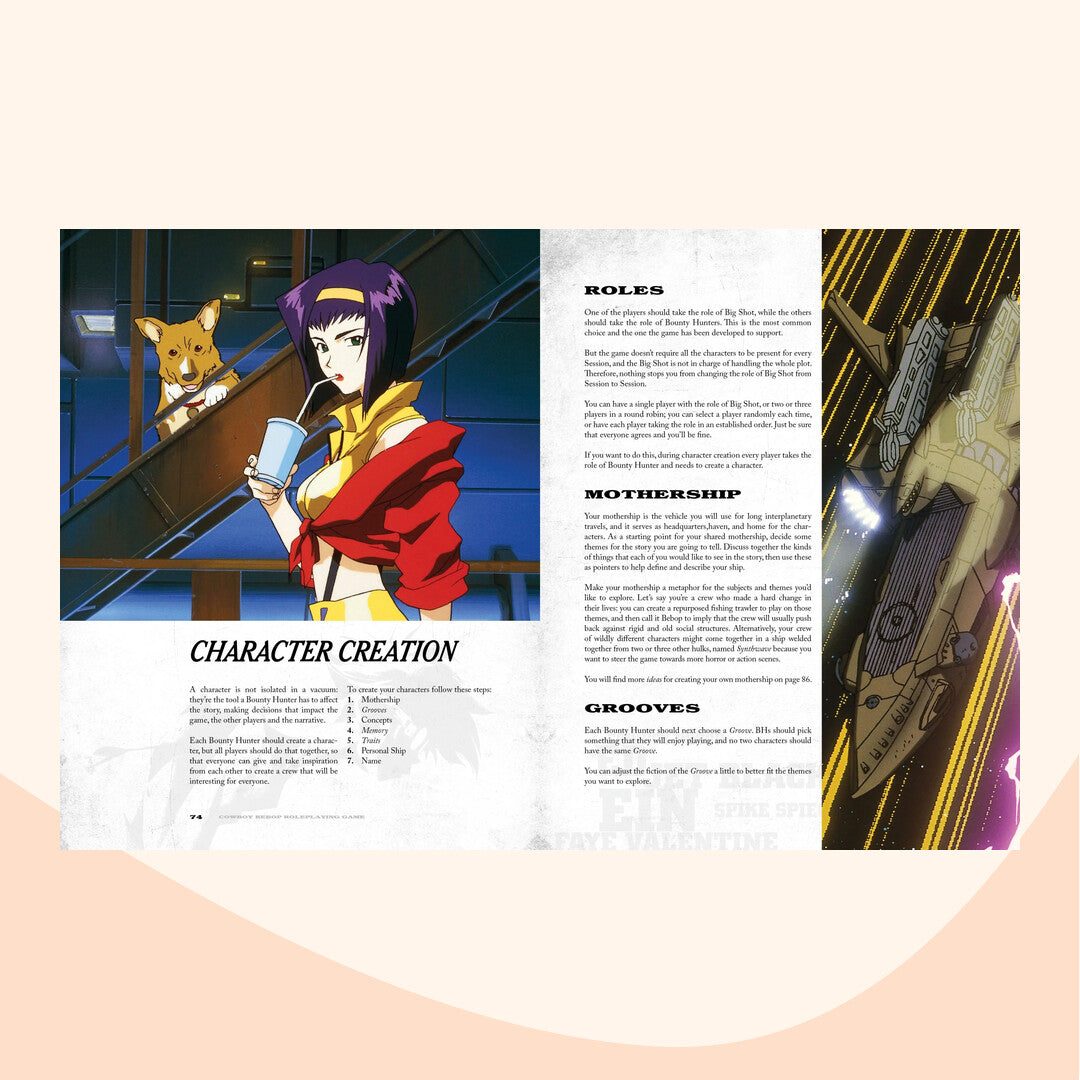 Cowboy Bebop: The Roleplaying Game Inner preview Character Creation