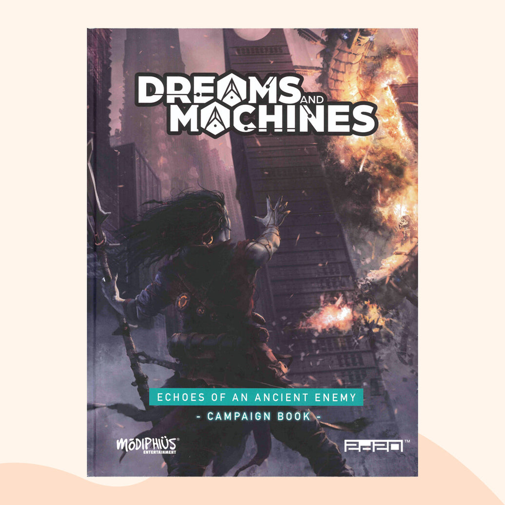 Dreams and Machines, Echoes of an ancient enemy, front cover