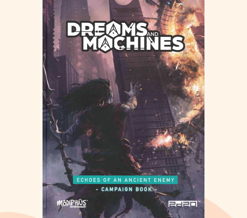 Dreams and Machines, Echoes of an ancient enemy, front cover