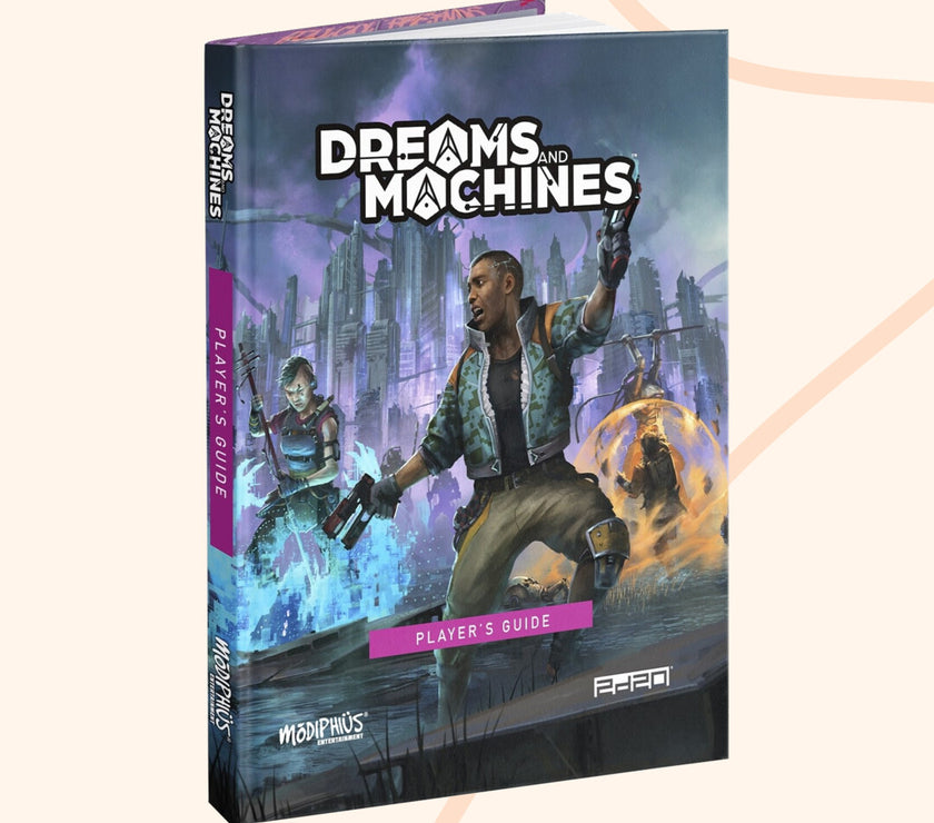 Dreams and Machines, Player's Guide, front cover