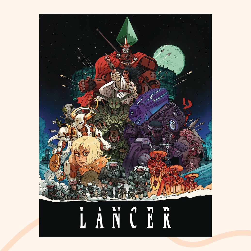 Lancer RPG core rulebook front cover