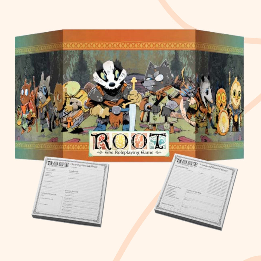 Root GM screen en notepads