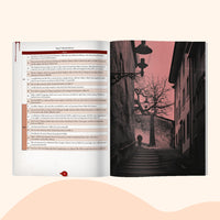 The vampire alone in the darkness inner preview, event table, art